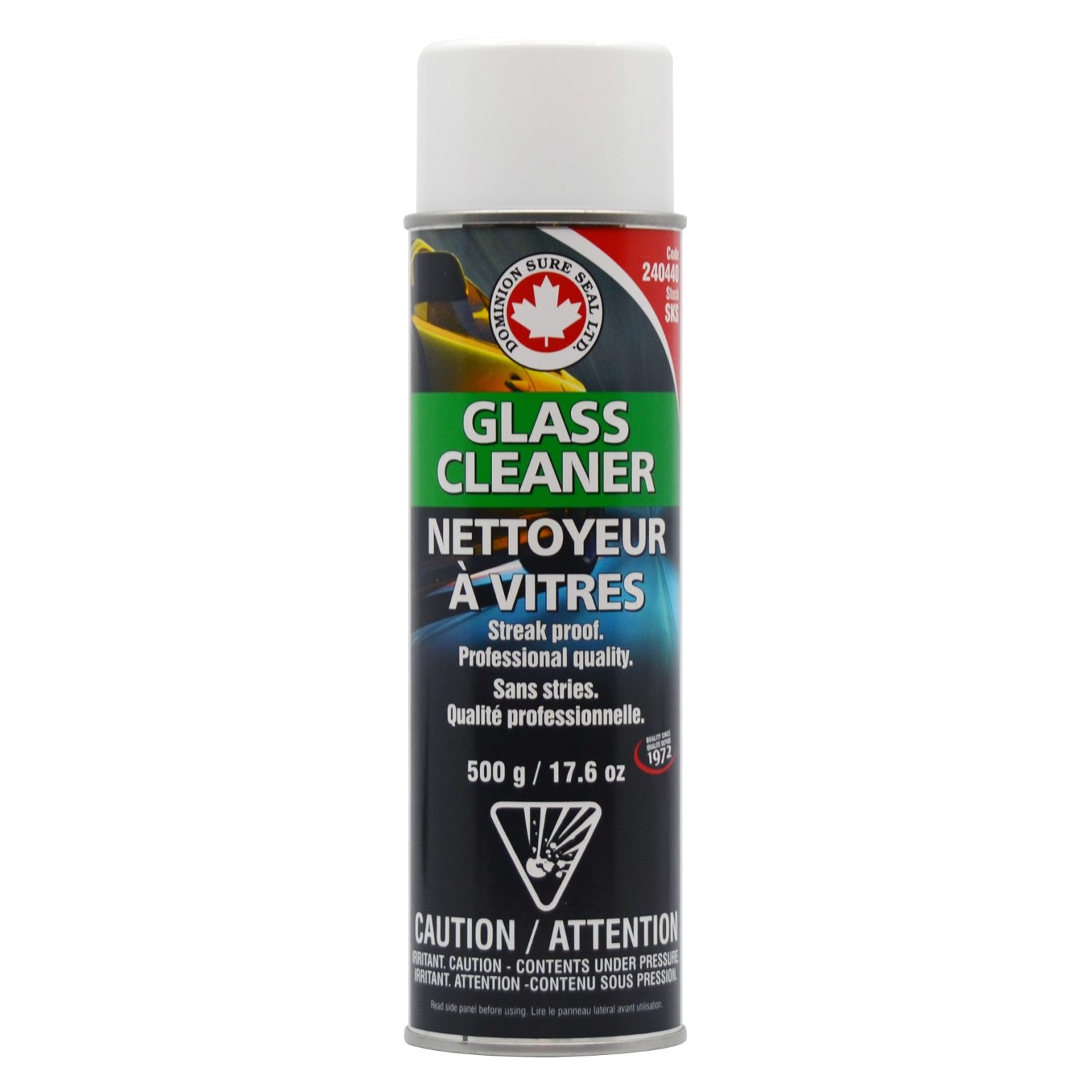 Industrial Glass Cleaner | Aerosol Can | 500g
